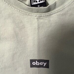 Obey Men's Mint Green Tee